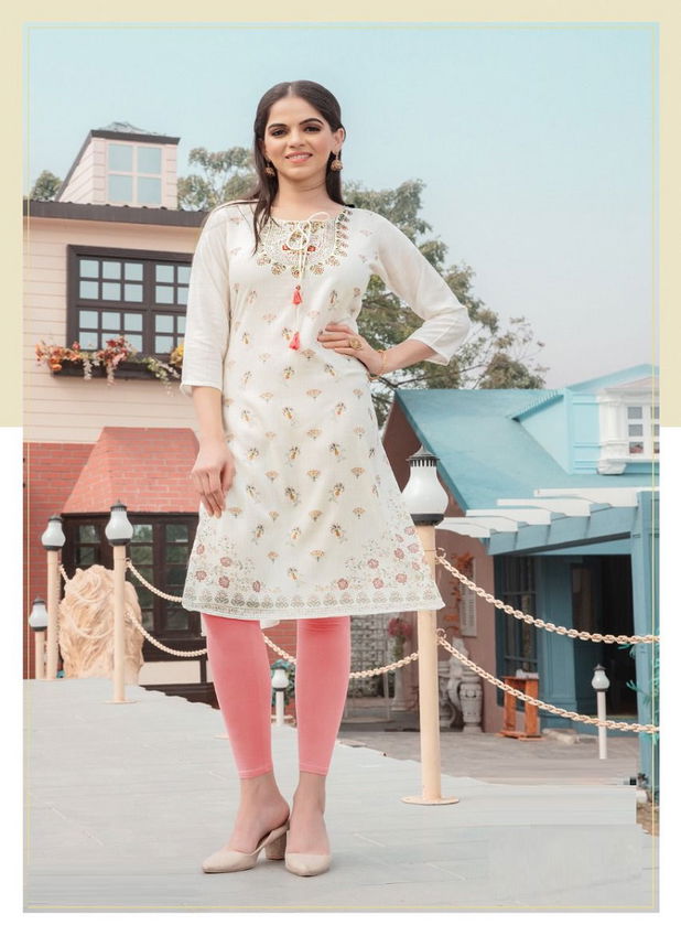 KIMAYA 2 Latest Designer Fancy Ethnic Wear Rayon Kurti Collection